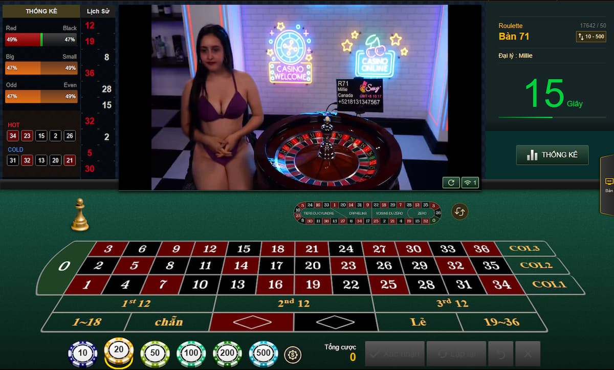 đặt cược và chơi roulette jun88