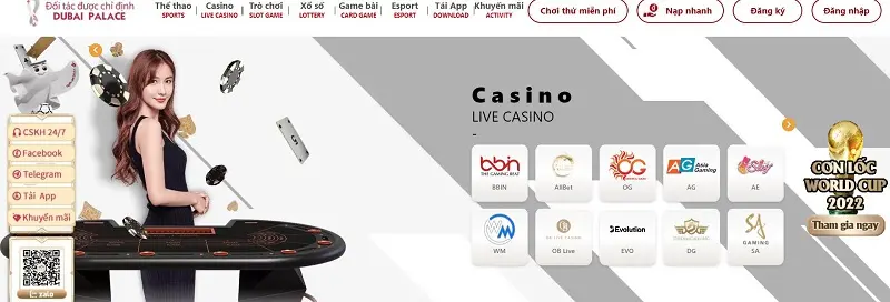 casino trực tuyến tại dubai palace