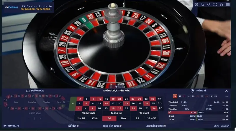 Roulette 1xbet casino