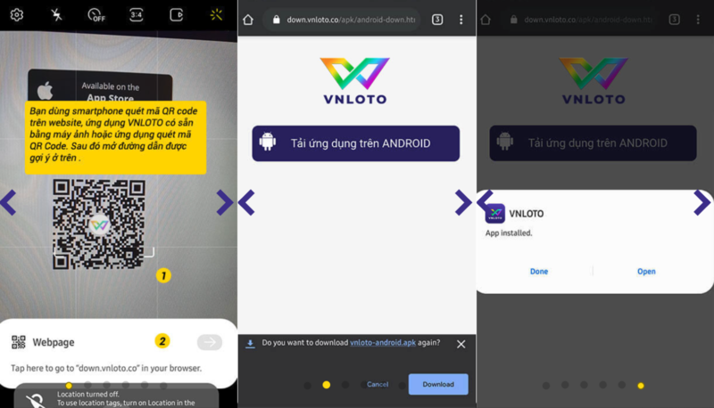 ứng dụng vnloto cho android